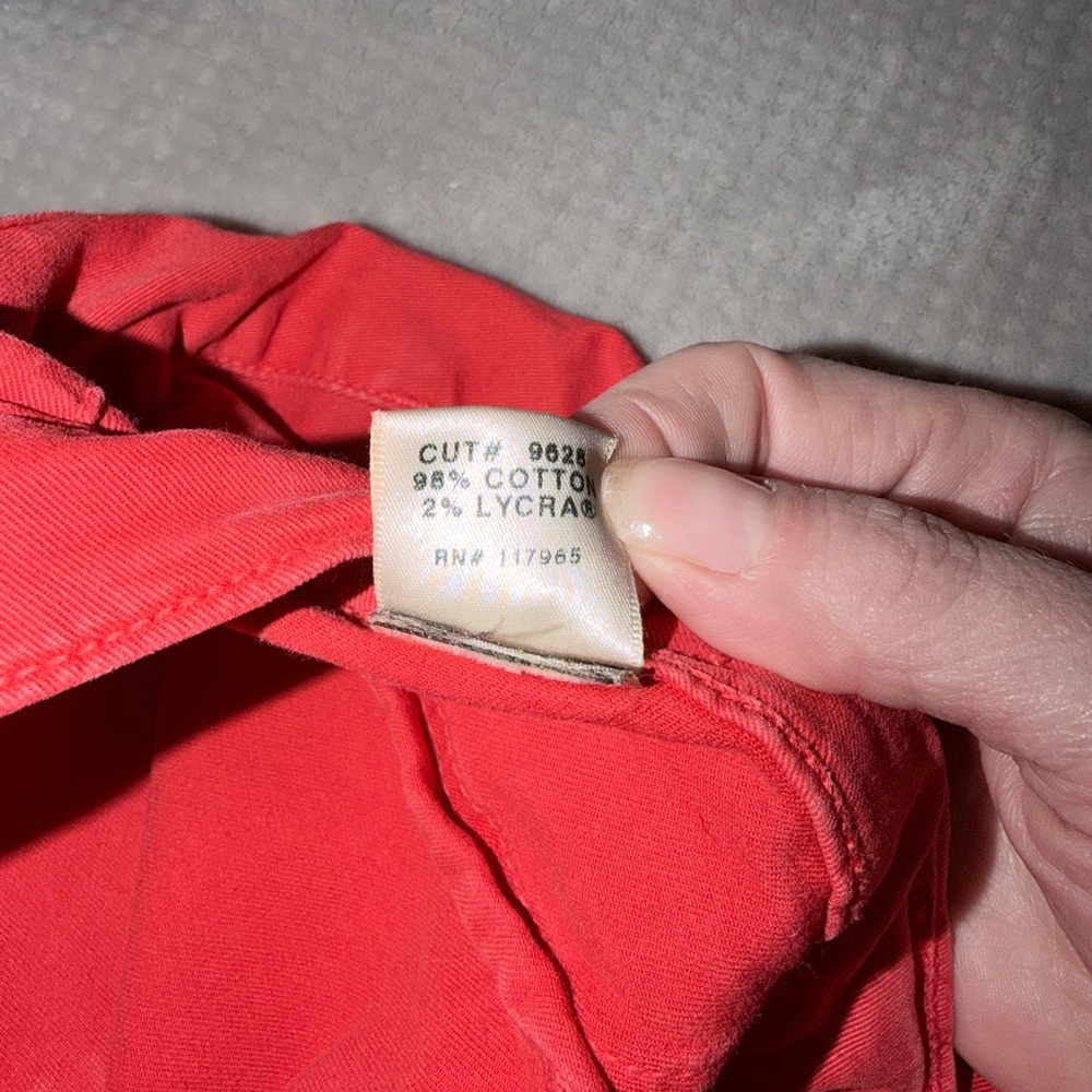 J Brand Vibrant Coral Skinny Jeans size 29 - Picture 4 of 10